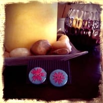 Aquatic Lilies earrings