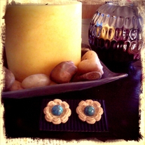 Floral contradiction earrings