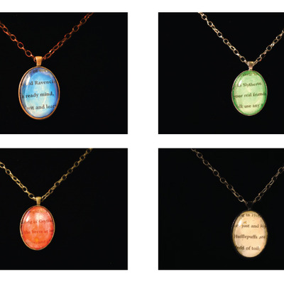 Sorting hat pendant necklace