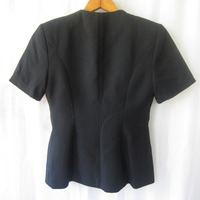 Vintage Designer-KG Studio NY Black Zip Prim Sportscut Jacket  - Thumbnail 1