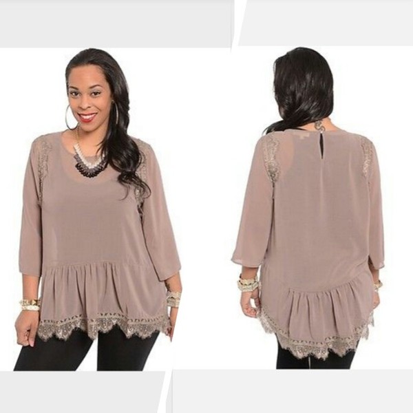 Mocha Lace Tunic
