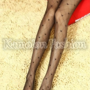 Diamond Heart Cross Pattern Pantyhose Tights Stocking - Thumbnail 1