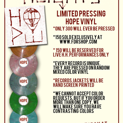 Hawthorne heights-hope vinyl (limited)