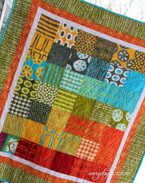 A Stitch in Color Baby/Toddler Quilt