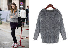 Winter new style long sleeve solid color sweater long sleeve pullover