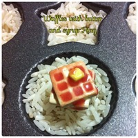 {Ring} Waffles with Butter and Syrup - Thumbnail 1