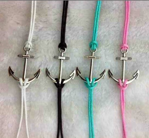 Silver Anchor Bracelet