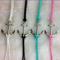 Silver Anchor Bracelet