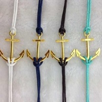 Gold Anchor Bracelet