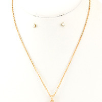 Hooting Owl Stone Necklace - Thumbnail 1