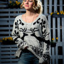 Reindeer Love Slouch Sweater-2