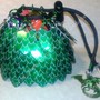 The Wyvern Series Dice Bag (Laser Engraved Scalemaille Dice Bag)-1