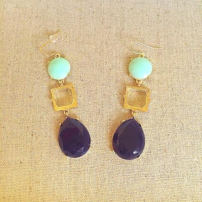 Winter in prague earrings