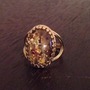 Vintage Topaz Opal Gold Ring-2