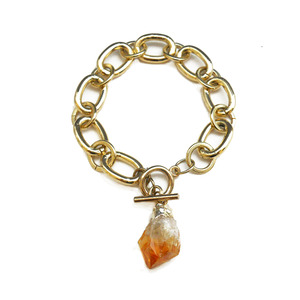 Raw Citrine Bracelet  - Thumbnail 1