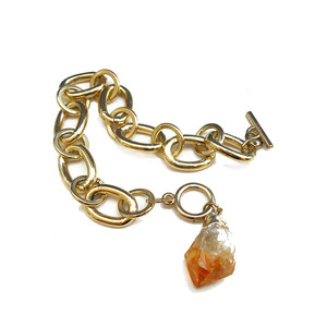 Raw Citrine Bracelet  - Thumbnail 2