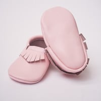 Baby Pink Moccasins - Thumbnail 2