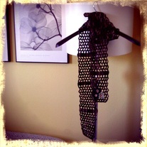 Flowers in Camouflage scarf