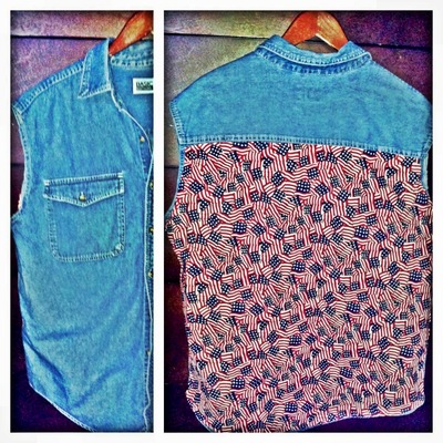 Custom denim vests 