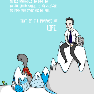 Walter mitty - do whatever just to stay alive