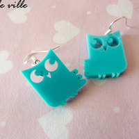 Owl earrings - Thumbnail 2