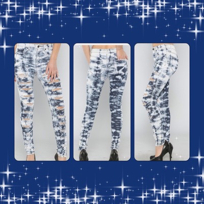 Acid wash denim Jeans