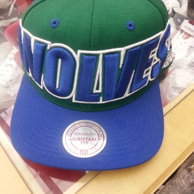 Mitchell & ness nba snap back minnesota t-wolves