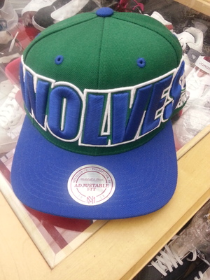 Mitchell & ness nba snap back minnesota t-wolves