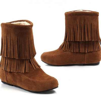Womens popular tassel short boots