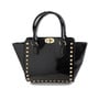 Patent Leather Rivet Design Purse - Thumbnail 2