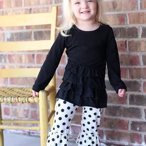 Black and White Polka Dot 