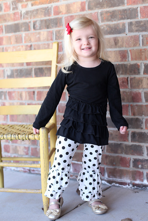 Black and White Polka Dot 