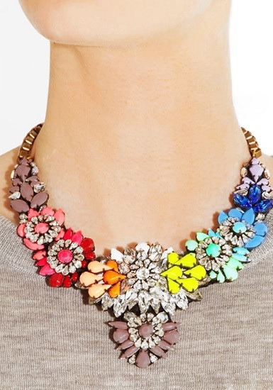 Amalfi Rainbow Floral Necklace