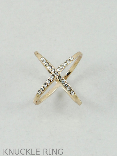 Make a Statement Crystal Midi Ring in Silver or Gold
