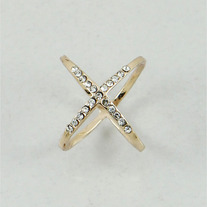 Make a Statement Crystal Midi Ring in Silver or Gold