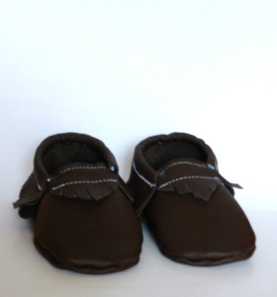 Chocolate Brown Moccasins