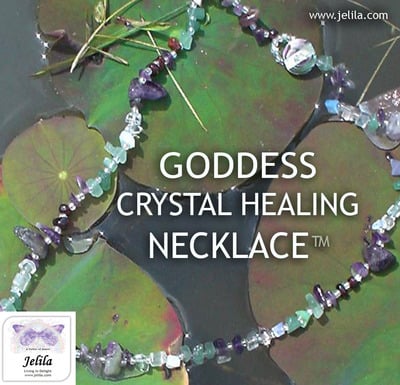 Goddess Necklace Crystal Healing 