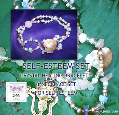 Self-Esteem Set - Crystal Necklace/Bracelet