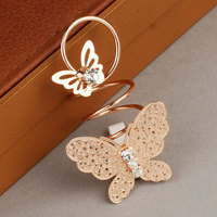 Rose Gold Butterfly Ring - Thumbnail 1