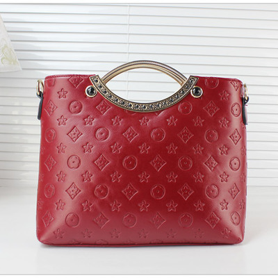 Embossed handbag