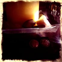 Writing on the wall earrings