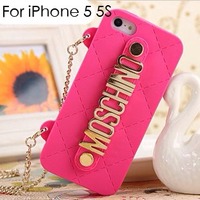 MOSCHINO Silicone Bag Case For iPhone 5S - Thumbnail 3
