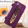 MOSCHINO Silicone Bag Case For iPhone 5S-4