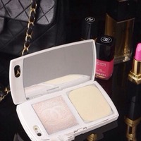 3D Mirror Eye Shadow Dressing Case Mirror Cover for iPhone 5 5S 4 4S  - Thumbnail 2