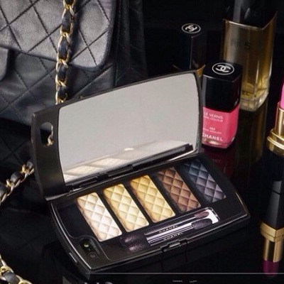 3d mirror eye shadow dressing case mirror cover for iphone 5 5s 4 4s 