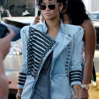 BALMAINS DENIM JACKET MILITARY STYLES  - Thumbnail 1