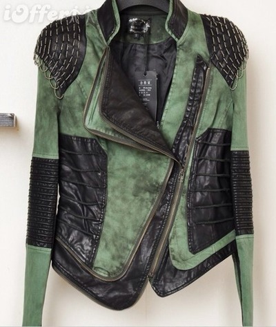 MOTORCYCLE DENIM JACKET COAT