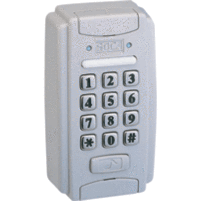 Waterproof em proximity access control system with keypad entry (2000 users) - Thumbnail 1