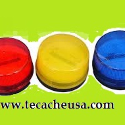 Warning strobe light (blue)