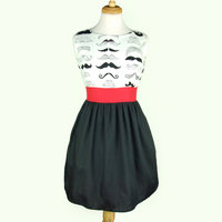 Mustache Dress / Moustache Dress - Thumbnail 1